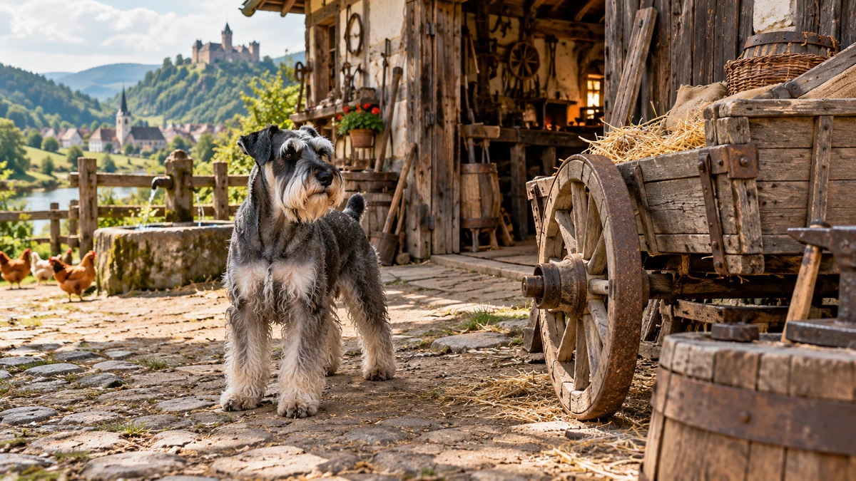 Schnauzer köpek — ırkın tarihi ve kökeni