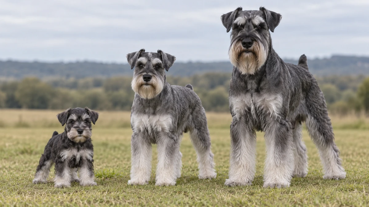 Schnauzer fiyat — boy ve varyete karşılaştırması